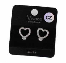 A Little Love Cubic Zirconia Knobs - Silver