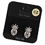 Pineapple Fest Cubic Zirconia Knobs - Silver