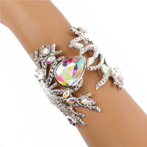 It's a Fact Bangle - Silver Iridescent It's a Fact Bangle - Silver Iridescent