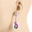 Plus One Crystal Earrings - Silver Iridescent