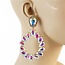 Dose of Love Chandelier Earrings - Gold Iridescent
