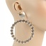 More Like It Crystal Earrings - Silver