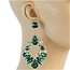 Just For Me Chandelier Earrings - Emerald