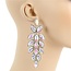 Wonderful World Chandelier Earrings - Silver Iridescent