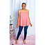 Bring You Joy Top - Deep Coral