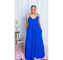 New Visions Maxi Dress - Bright Blue