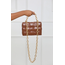 VIP List Handbag - Cognac