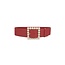 Holy Pearl Stretch Belt - Red