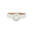 Buckle Up Belt - White