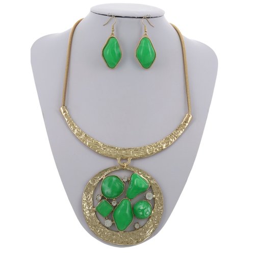 Innocent One Necklace Set - Green
