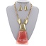 Day Dream Necklace Set - Peach