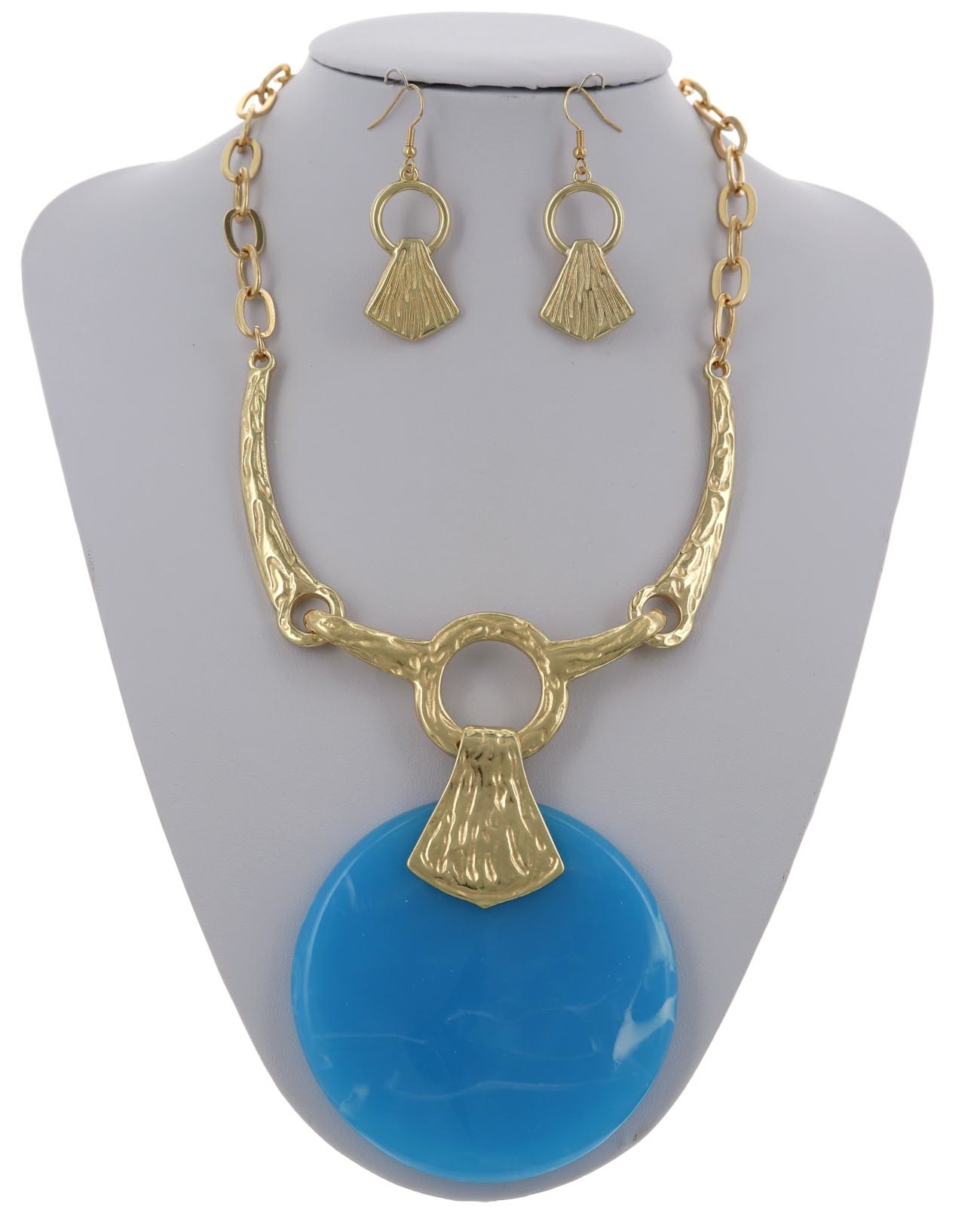 Lady Luck Necklace Set - Blue