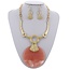 Lady Luck Necklace Set - Peach
