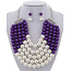 Always Good Pearl Necklace Set - Purple