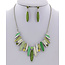 Follow the Leader Necklace Set - Green