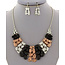 Back Up Necklace Set - Tri Tone