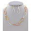 With Class Necklace Set -Silver Mix