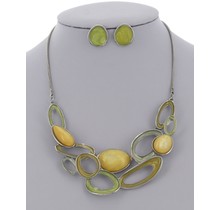 Better Days Necklace Set - Yellow