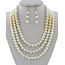 Simple Moments Pearl Necklace Set - Cream