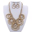 Freak Out Necklace Set - Gold