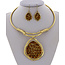 Something New Necklace Set - Gold/Leopard