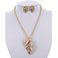 Autumn Calls Necklace Set - Lt Brown