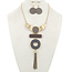 Let Down Necklace Set - Grey