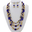 New Graduate Necklace Set - Royal Blue