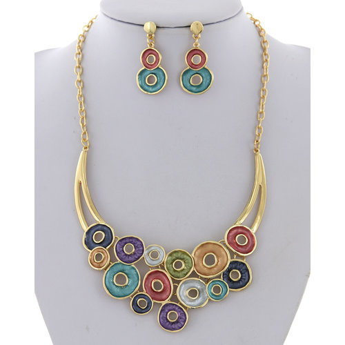 Halfway There Necklace Set - Multi Halfway There Necklace Set - Multi