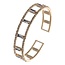 All Angles Rhinestone Bracelet - Gold