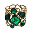 All About Glam Cuff Bracelet - Green