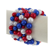 Celebration 5 Piece Bracelet Set - Red/White/Blue