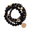 Why Not 4 Piece Bracelet Set - Black/Grey