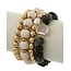 Before Dawn 4 Piece Bracelet Set - Black