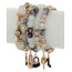 Beauty Shop 5 Piece Bracelet Set - White
