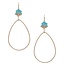At Peace Drop Earrings - Turquoise