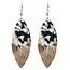 Back To You Drop Earrings - Black