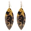 Back To You Drop Earrings - Brown