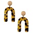 All Out Earrings - Brown