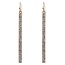 Swing Low Earrings - Gold/Clear