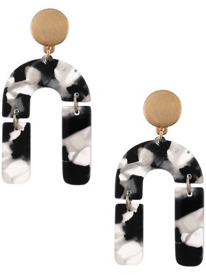 All Out Earrings - Black