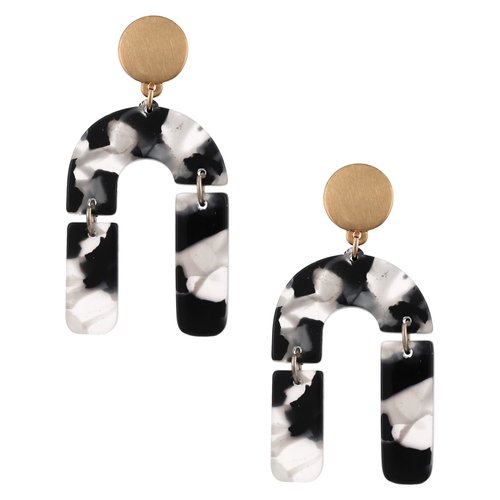 All Out Earrings - Black All Out Earrings - Black