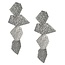 Totally Abstract Drop Earrings - Silver