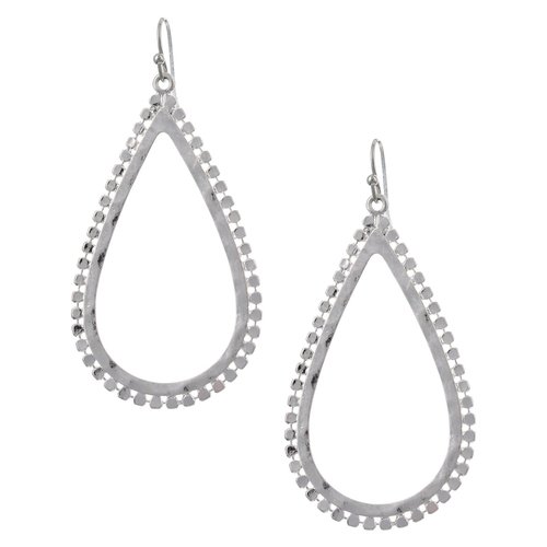 Always Late Drop Earrings -Silver Always Late Drop Earrings -Silver