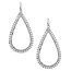 Always Late Drop Earrings -Silver
