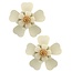 Day Time Knob Earrings - Ivory