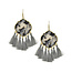 All Time High Tassel Earrings - Grey