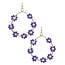 Lazy Daisy Earrings- Purple