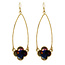 Filly Girl Drop Earrings - Black