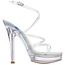 Set The Mood Clear Heels - Tie Dye